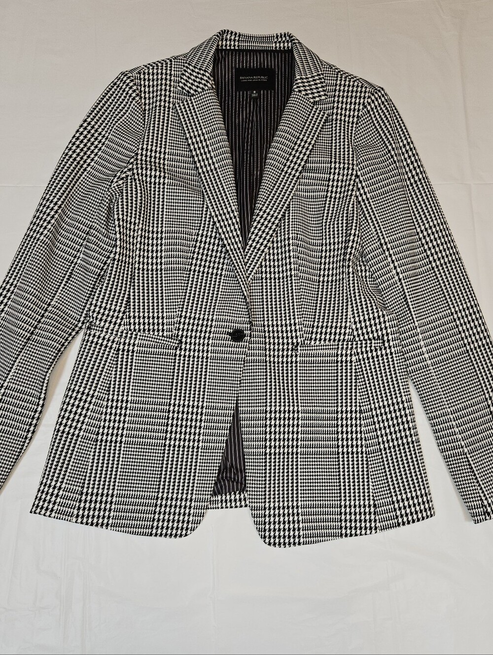 Banana Republic Houndstooth Pants Suit Set Size 8 And 6 - Picture 3 of 14